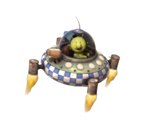 Q Pootle 5 Pootle in Spaceship