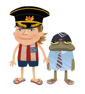 The Flamin Thongs Holden and Rerp