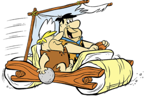 The Flintstones Covered Car