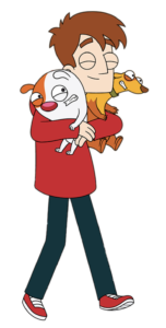 Boris and Rufus Group hug
