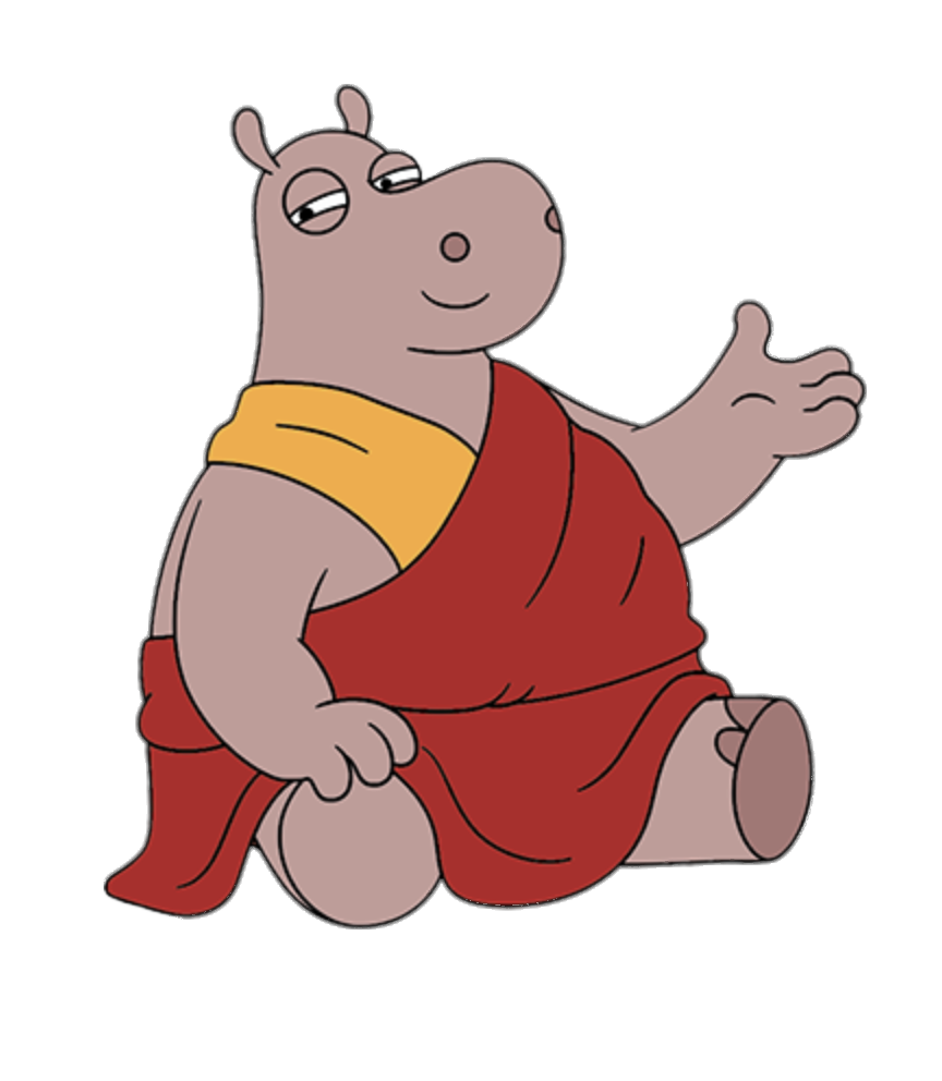 Boris and Rufus Monk Hippo