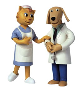 Hilltop Hospital Dr. Matthews and Nurse Kitty