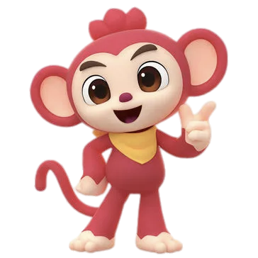 Check out this transparent Pinkfong Wonderstar - Poki the Monkey PNG image