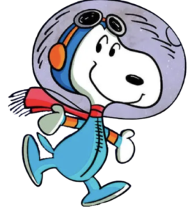 Snoopy in Space Grapic version
