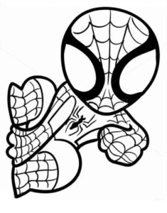 spiderman cartoon coloring pages Best of free coloring sheets spiderman free printable spiderman coloring