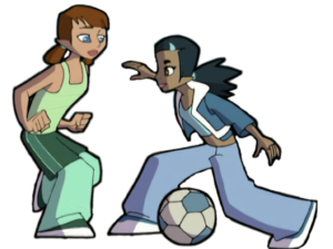 Street Football Girls Play