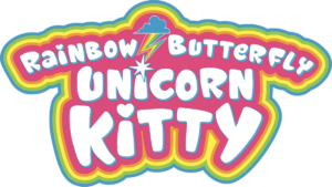 Rainbow Butterfly Unicorn Kitty logo