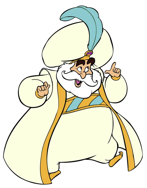 Check out this transparent Aladdin - Sultan Ruler of Agrabah PNG image