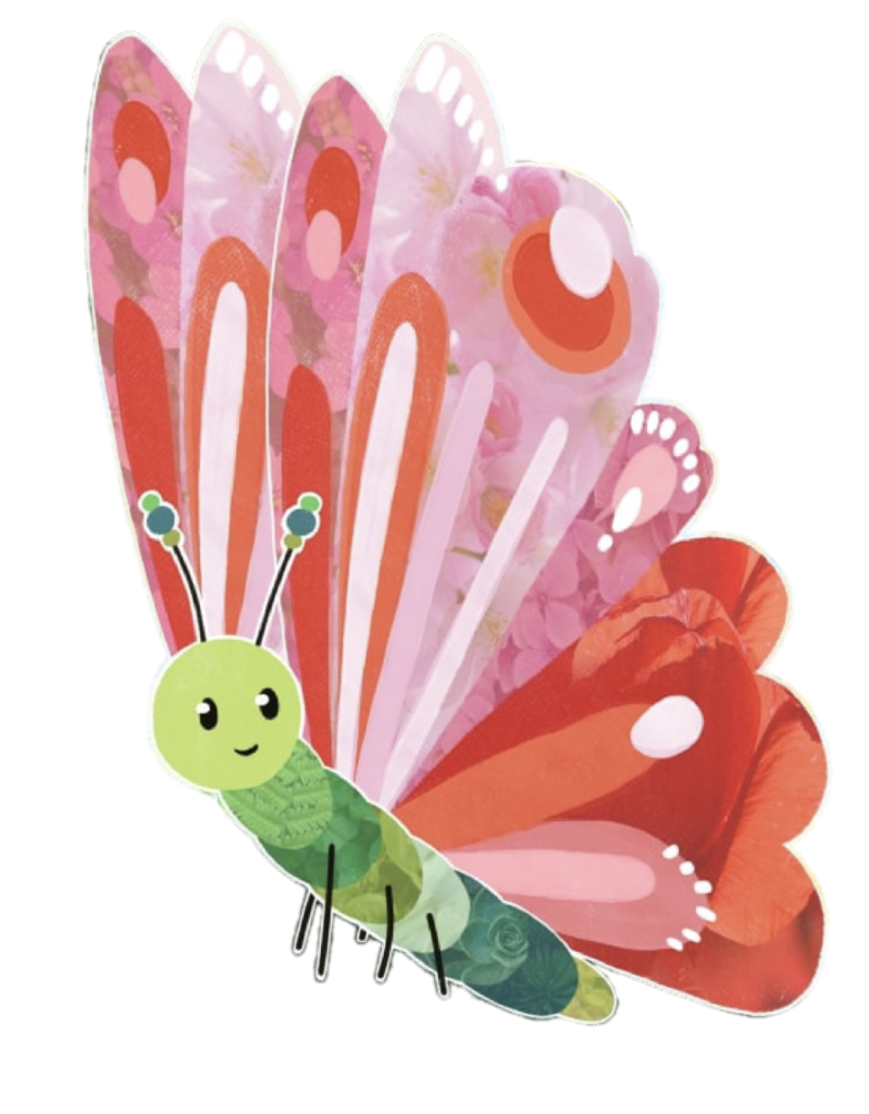 Ladybird & Bee – Butterfly