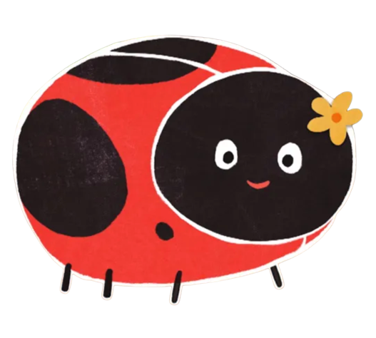 Ladybird & Bee – Smiling Ladybird