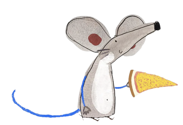 Pablo – Mouse likes pizza