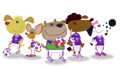 Footy Pups – Footy Friends – PNG image