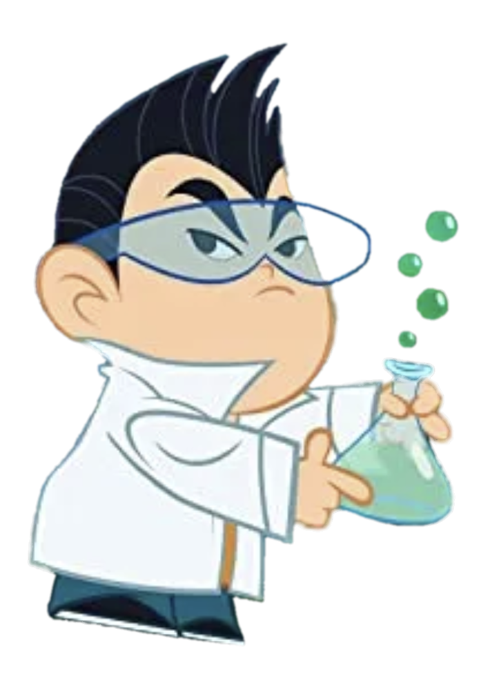 Hardboiled Eggheads – Kelvin the Scientist – PNG image