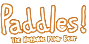 Paddles The Huggable Polar Bear logo