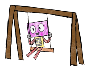 Rookie Robot On the Swing