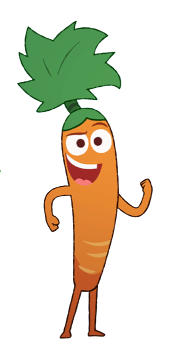 Check out this transparent Supertato - Carrot PNG image