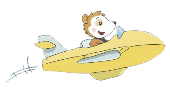 Bobo – Airplane – PNG Image