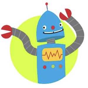 Dance-A-Lot Robot – Sticker – PNG Image