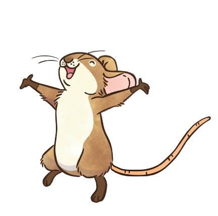 Guess How Much I Love You – Happy Little Field Mouse – PNG Image