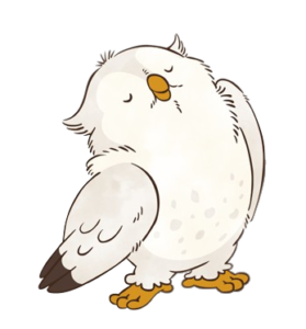 Guess How Much I Love You Proud Little White Owl