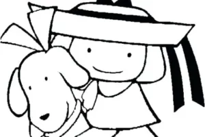 Madeline – Madeline and Genevieve – Colouring Page