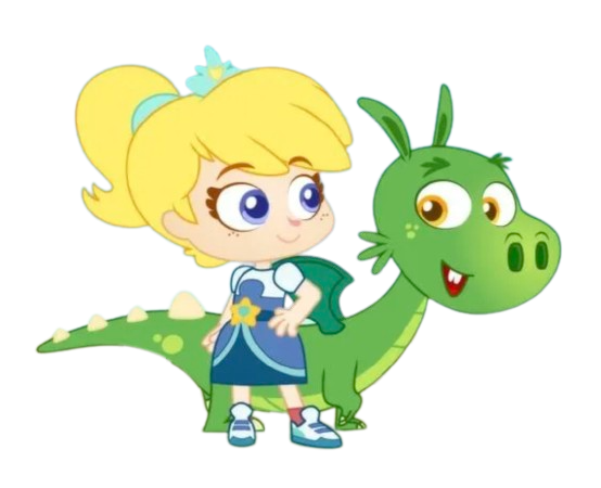 Magiki – Billie and Dragon – PNG Image