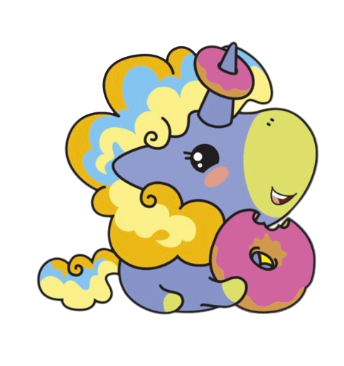 Magiki – Unicorn Blue – PNG Image
