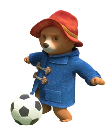 Paddington Bear – Football – PNG Image