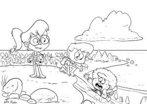 The Barefoot Bandits – Danger – Colouring Page