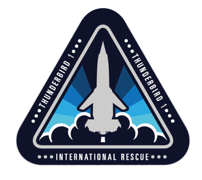 Thunderbirds Are Go – Scott Tracy Badge – PNG Image