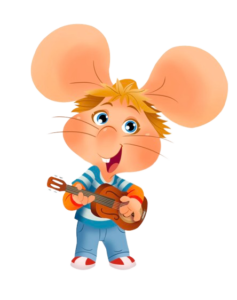 Topo Gigio Gigio on the Guitar