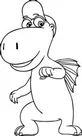 Coconut the Little Dragon – Coconut – Colouring Page