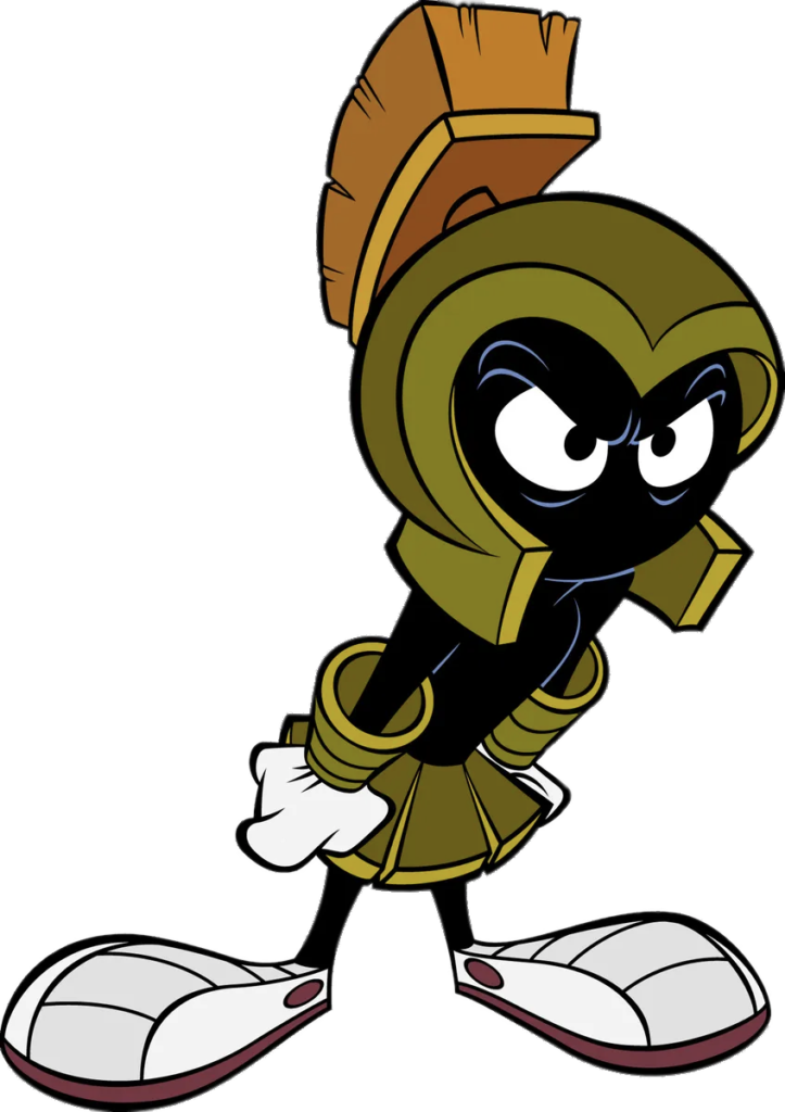 Duck Dodgers – Angry Martian – PNG Image