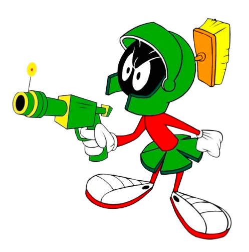 Duck Dodgers – Armed Martian – PNG Image