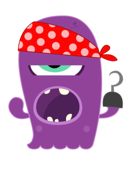 Laika Space Adventures – Scary Pirate – PNG Image