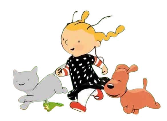 Manon – Manon and her Pets – PNG Image