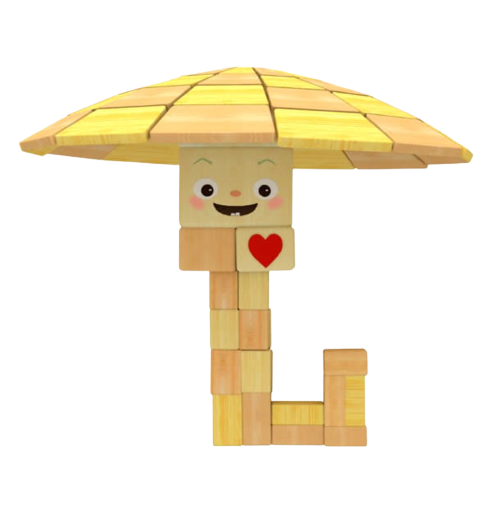 Pom Pom and Friends Umbrella