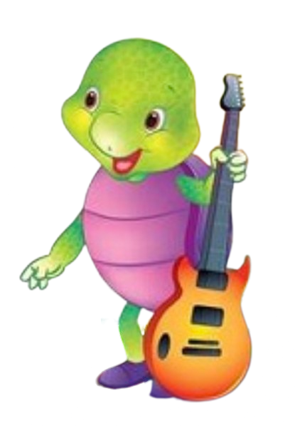 Purple Turtle – Guitar – PNG Image