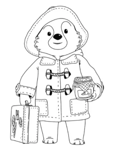 The Adventures of Paddington – Little Bear – Colouring Page