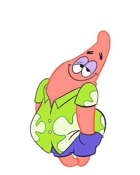 The Patrick Star Show – Shy Patrick – PNG Image