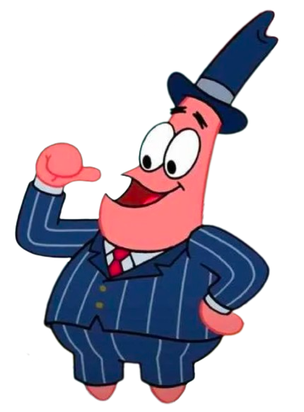 The Patrick Star Show – TV Host – PNG Image