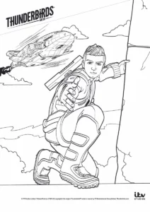 Thunderbirds Are Go – Rescue Mission – Colouring Page