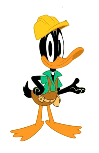 Bugs Bunny Builders – Daffy Duck Builder – PNG Image