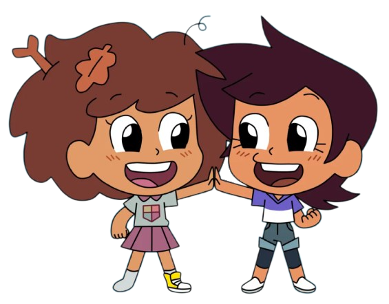 Chibiverse – High Five – PNG Image