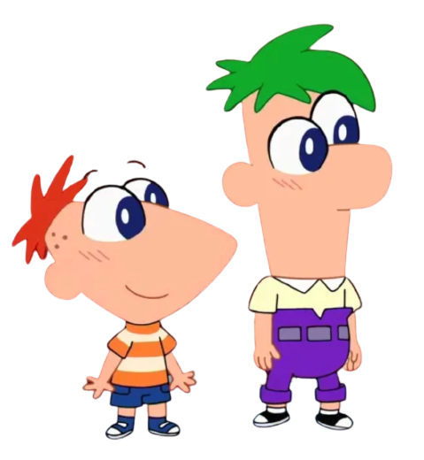 Chibiverse – Phineas and Ferb – PNG Image