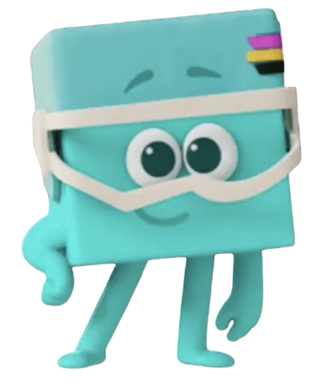 Colourblocks – Cyan – PNG Image