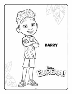 Eureka! – Meet Barry – Colouring Page