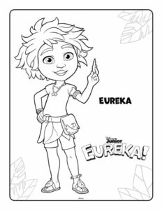 Eureka! – Meet Eureka – Colouring Page