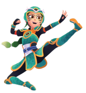 Jade Armor Ninja Kick