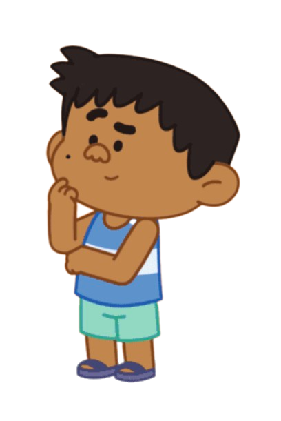 Jelly Ben & Pogo – Ben Thinking – PNG Image